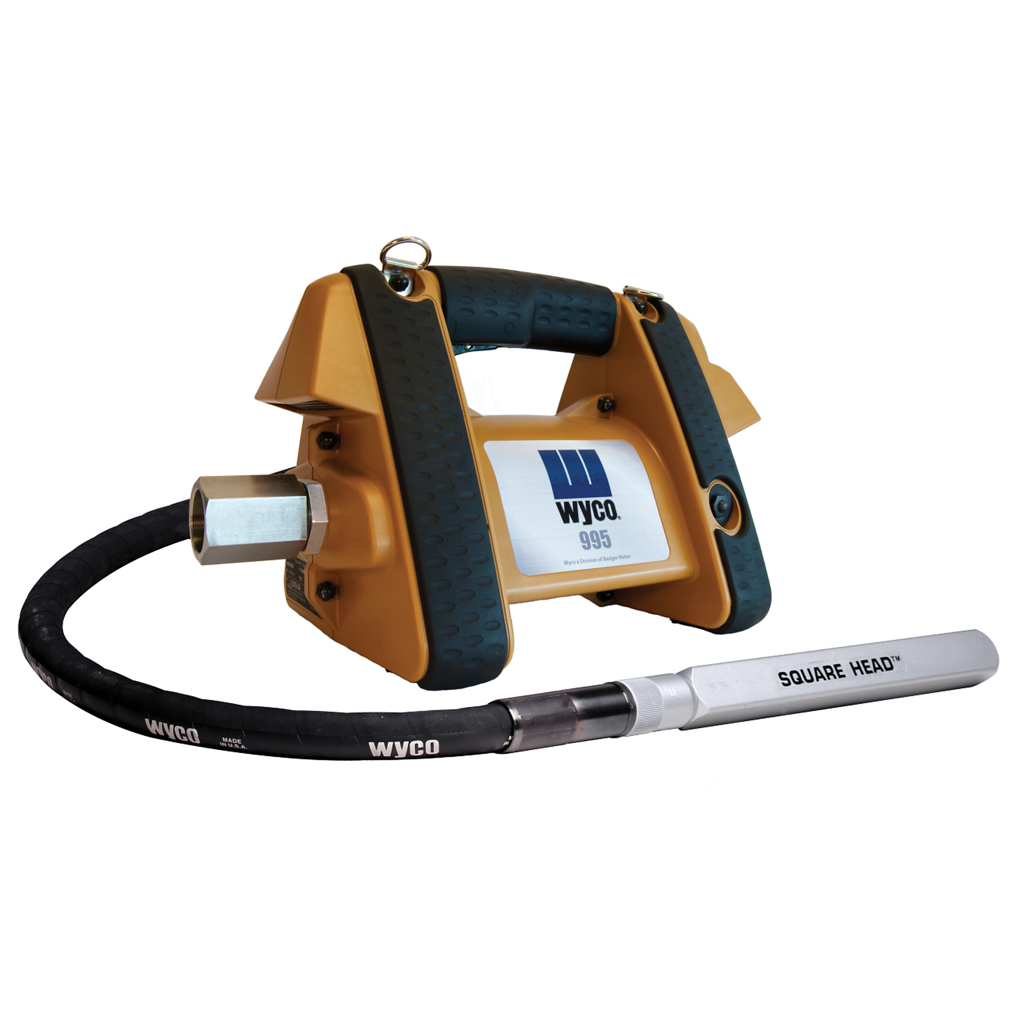 Wyco 995 Concrete Vibrator System, 7ft. shaft, 1 3/8in. Square Vibrator